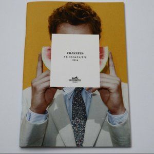 Hermes 2016 Men`s Necktie Tie Catalog Booklet